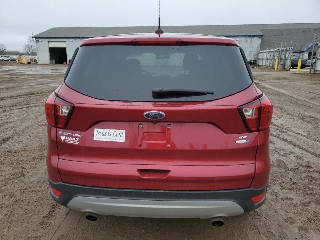 1FMCU9GD2KUA04587 - 2019 FORD ESCAPE SE RED photo 6