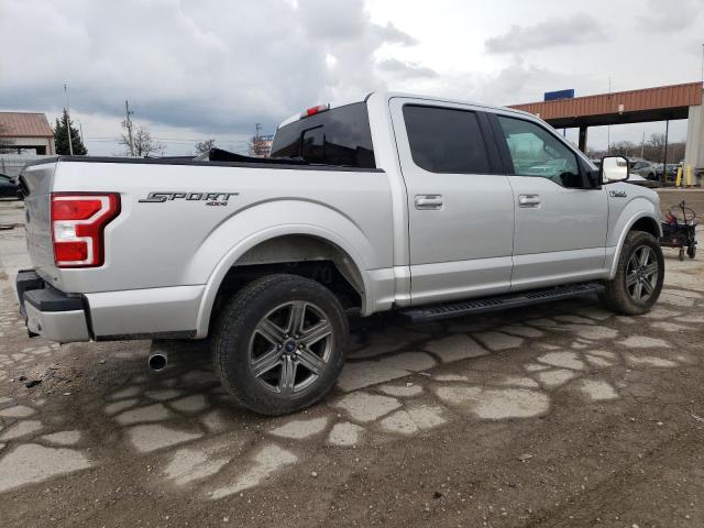 1FTEW1EP8JFA10581 - 2018 FORD F150 SUPERCREW SILVER photo 3