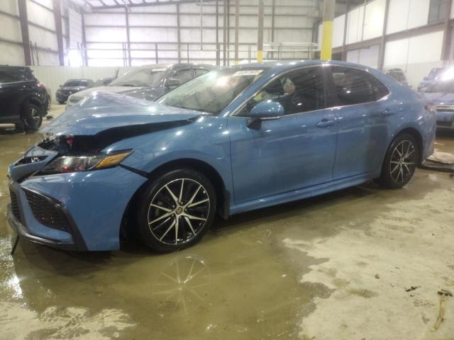 4T1G31AK4RU071456 - 2024 TOYOTA CAMRY SE NIGHT SHADE BLUE photo 1