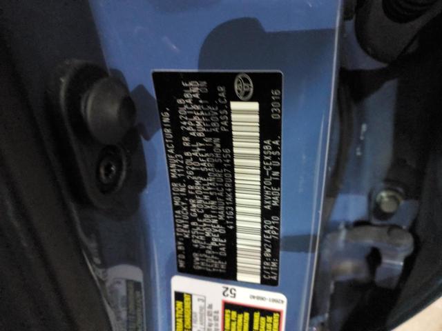 4T1G31AK4RU071456 - 2024 TOYOTA CAMRY SE NIGHT SHADE BLUE photo 12