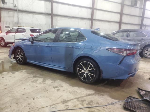 4T1G31AK4RU071456 - 2024 TOYOTA CAMRY SE NIGHT SHADE BLUE photo 2