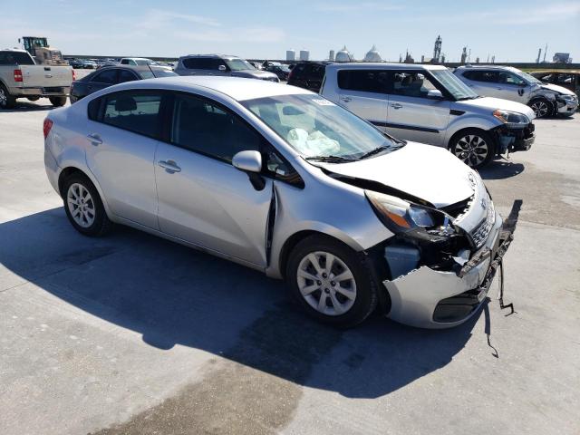 KNADM4A35F6434083 - 2015 KIA RIO LX SILVER photo 4