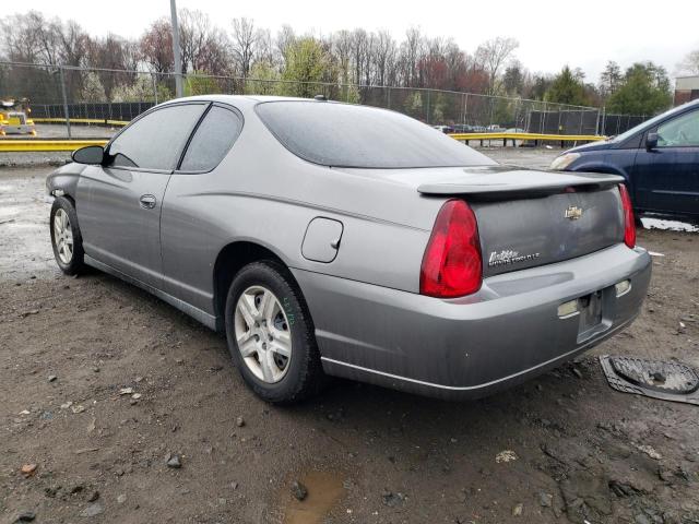 2G1WJ16K569326079 - 2006 CHEVROLET MONTE CARL LS GRAY photo 2