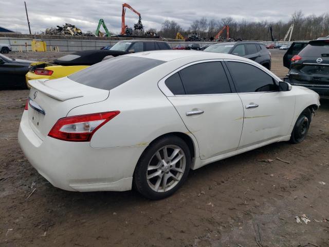 1N4AA5AP2AC803005 - 2010 NISSAN MAXIMA S WHITE photo 3