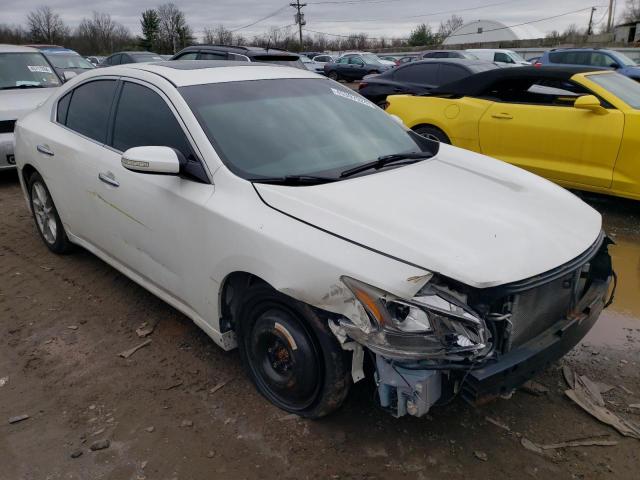 1N4AA5AP2AC803005 - 2010 NISSAN MAXIMA S WHITE photo 4