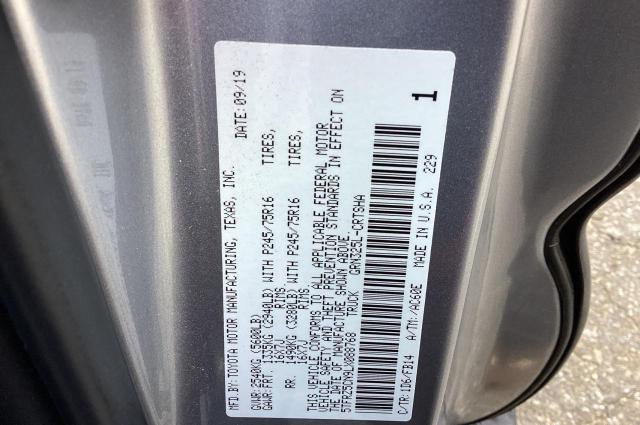 5TFRZ5CN9LX088768 - 2020 TOYOTA TACOMA ACCESS CAB Күміс фото 10