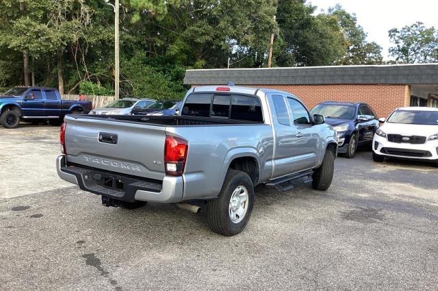 5TFRZ5CN9LX088768 - 2020 TOYOTA TACOMA ACCESS CAB SILVER photo 4