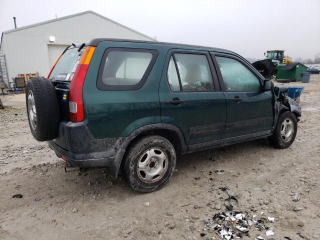 JHLRD68433C009948 - 2003 HONDA CR-V LX GREEN photo 3