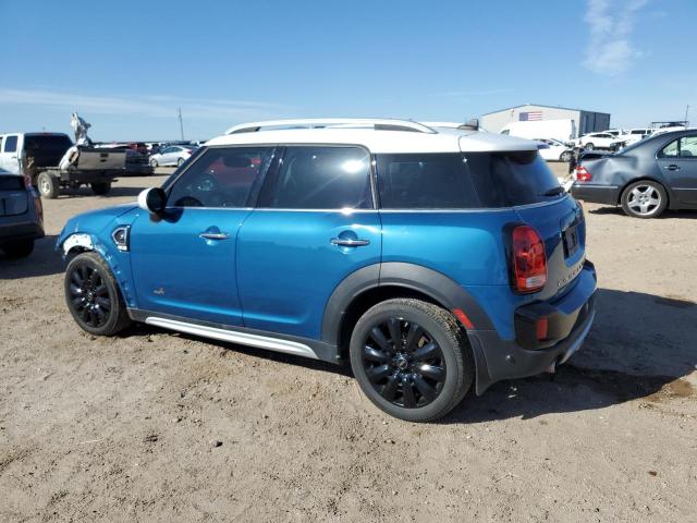 WMZYT5C5XK3G91265 - 2019 MINI COOPER S COUNTRYMAN ALL4 BLUE photo 2