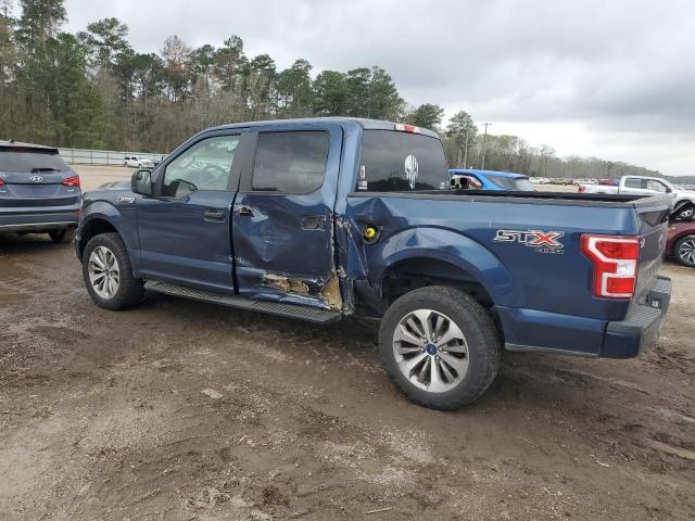 1FTEW1E58JKD05069 - 2018 FORD F150 SUPERCREW BLUE photo 2