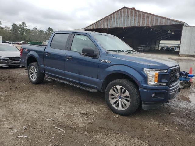 1FTEW1E58JKD05069 - 2018 FORD F150 SUPERCREW BLUE photo 4