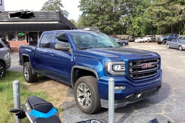 3GTU2NEC8HG124102 - 2017 GMC SIERRA K1500 SLT BLUE photo 1