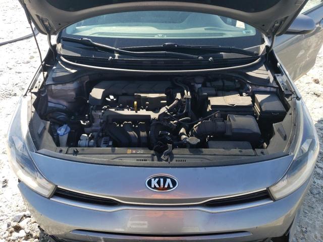 3KPA24AD2ME397506 - 2021 KIA RIO LX GRAY photo 11