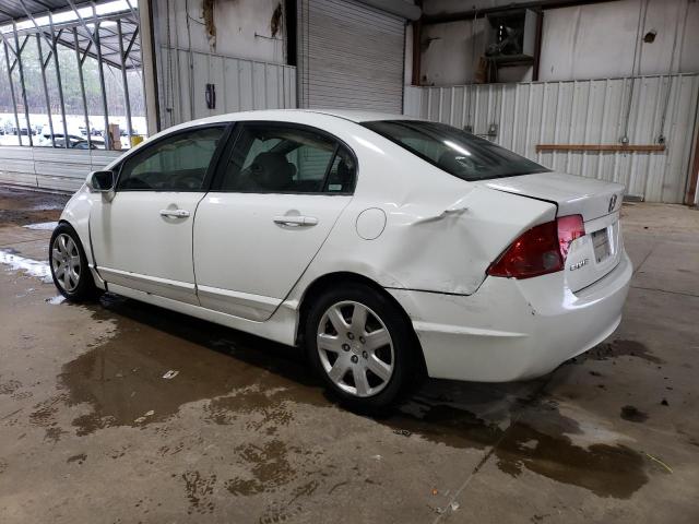 1HGFA16567L091690 - 2007 HONDA CIVIC LX WHITE photo 2