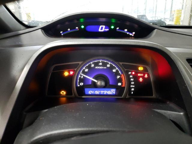 1HGFA16567L091690 - 2007 HONDA CIVIC LX WHITE photo 9