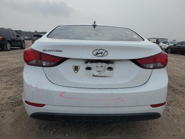 5NPDH4AE7EH458429 - 2014 HYUNDAI ELANTRA SE WHITE photo 6