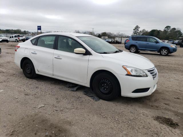 3N1AB7AP5DL722689 - 2013 NISSAN SENTRA S WHITE photo 4