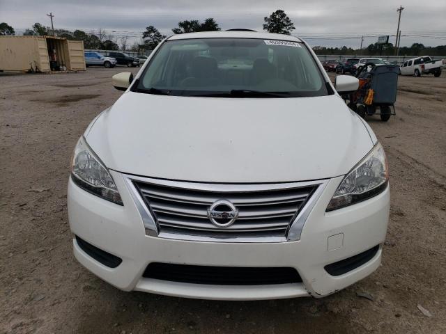 3N1AB7AP5DL722689 - 2013 NISSAN SENTRA S WHITE photo 5