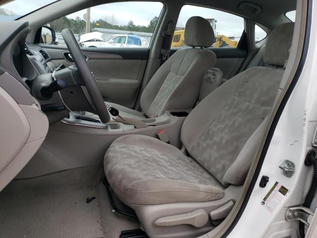 3N1AB7AP5DL722689 - 2013 NISSAN SENTRA S WHITE photo 7