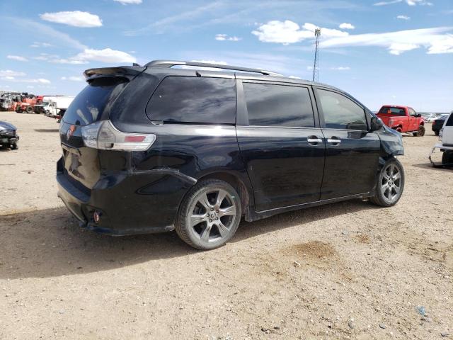 5TDXZ3DC7KS969563 - 2019 TOYOTA SIENNA SE BLACK photo 3