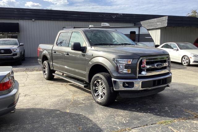 1FTEW1EG4HKC66427 - 2017 FORD F150 SUPERCREW BROWN photo 1