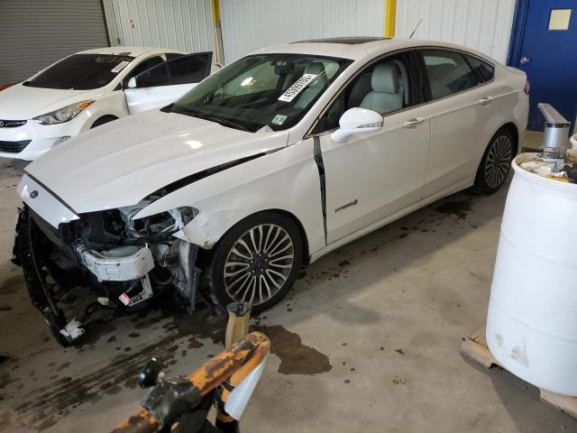 3FA6P0RU9JR141314 - 2018 FORD FUSION TITANIUM/PLATINUM HEV WHITE photo 1