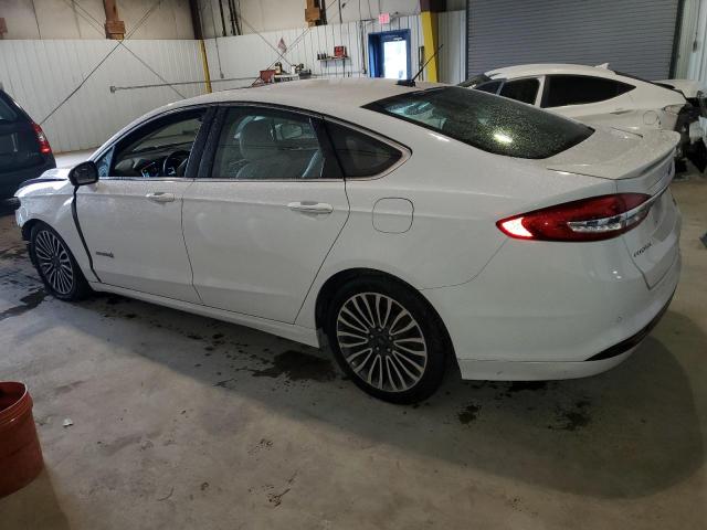 3FA6P0RU9JR141314 - 2018 FORD FUSION TITANIUM/PLATINUM HEV WHITE photo 2