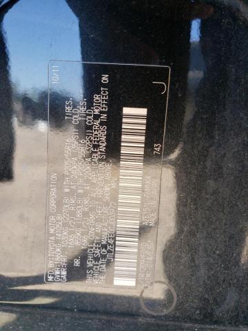 JTLZE4FE0CJ003972 - 2012 TOYOTA SCION XB BLACK photo 12