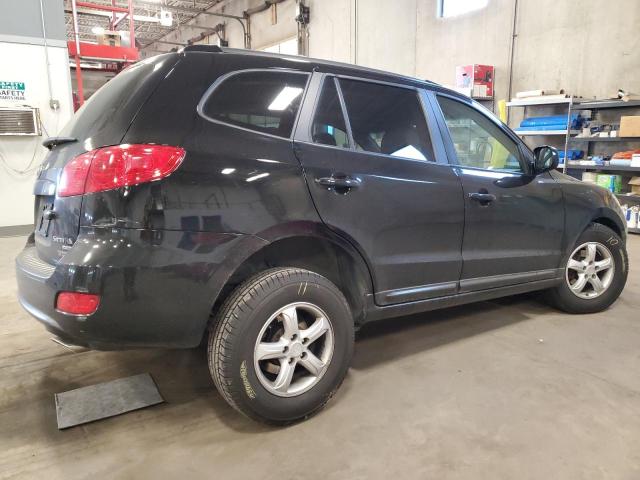 5NMSG73DX7H104114 - 2007 HYUNDAI SANTA FE GLS BLACK photo 3