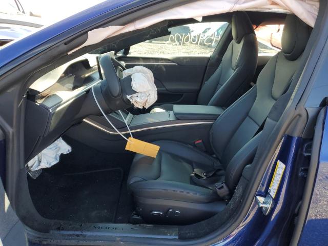 5YJSA1E55NF490590 - 2022 TESLA MODEL S Mavi foto 7
