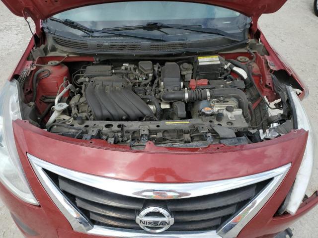 3N1CN7AP1FL903839 - 2015 NISSAN VERSA S MAROON photo 11