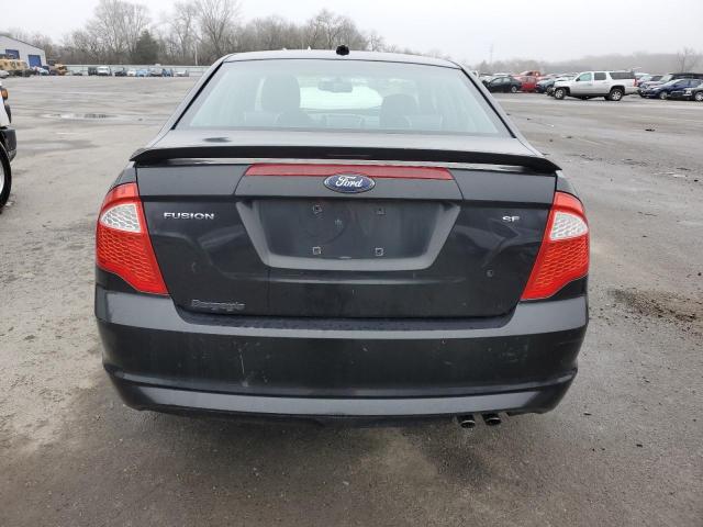 3FAHP0HA0AR259736 - 2010 FORD FUSION SE BLACK photo 6