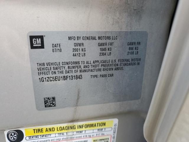 1G1ZC5EU1BF131843 - 2011 CHEVROLET MALIBU 1LT 米色 照片 12