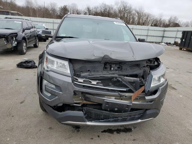 1FM5K8D84HGA65592 - 2017 FORD EXPLORER XLT GRAY photo 5