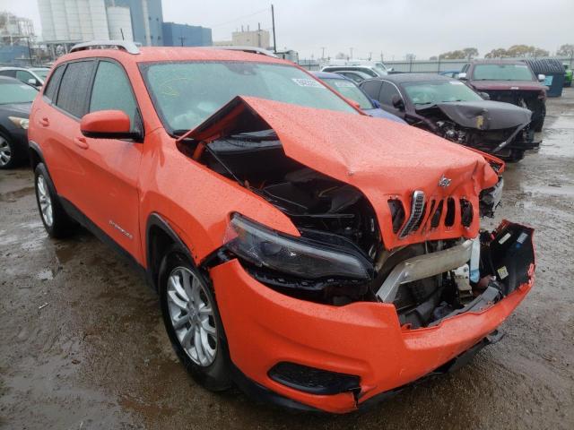 1C4PJLCB3MD208205 - 2021 JEEP CHEROKEE LATITUDE ORANGE photo 1