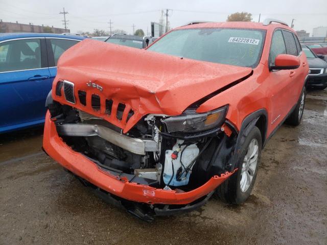 1C4PJLCB3MD208205 - 2021 JEEP CHEROKEE LATITUDE ORANGE photo 2