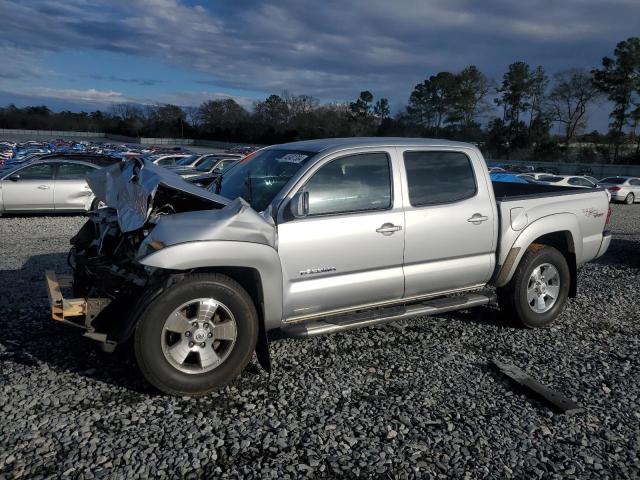 5TFLU4EN7BX013531 - 2011 TOYOTA TACOMA DOUBLE CAB SILVER photo 1