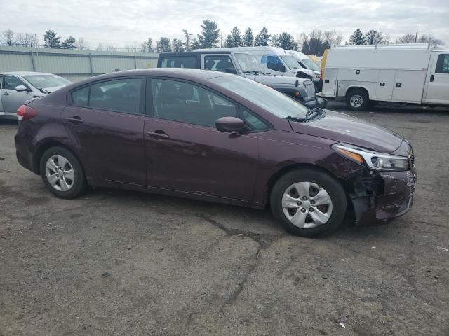 3KPFK4A71HE150967 - 2017 KIA FORTE LX MAROON photo 4