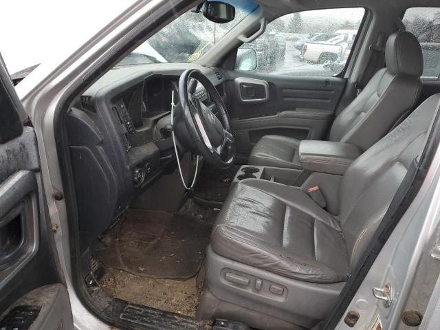 5FPYK16539B105613 - 2009 HONDA RIDGELINE RTL SILVER photo 7