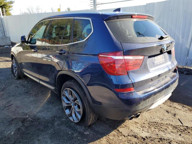 5UXWX9C57G0D76708 - 2016 BMW X3 XDRIVE28I BLUE photo 2