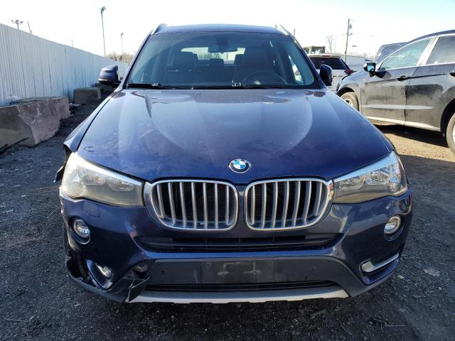 5UXWX9C57G0D76708 - 2016 BMW X3 XDRIVE28I BLUE photo 5