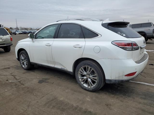 JTJBC1BA2D2445441 - 2013 LEXUS RX 450 WHITE photo 2