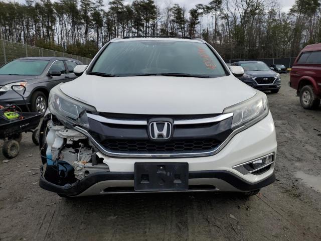 5J6RM4H71FL079832 - 2015 HONDA CR-V EXL WHITE photo 5