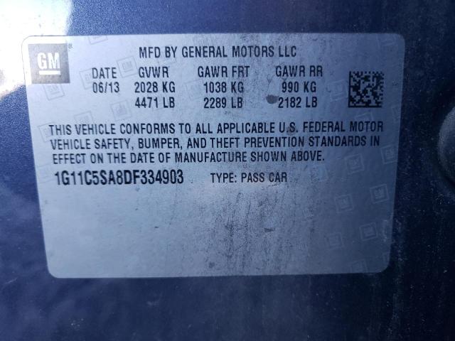 1G11C5SA8DF334903 - 2013 CHEVROLET MALIBU 1LT 蓝色 照片 13