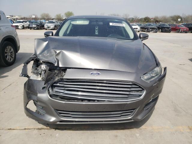 3FA6P0HD2ER136821 - 2014 FORD FUSION SE GRAY photo 5