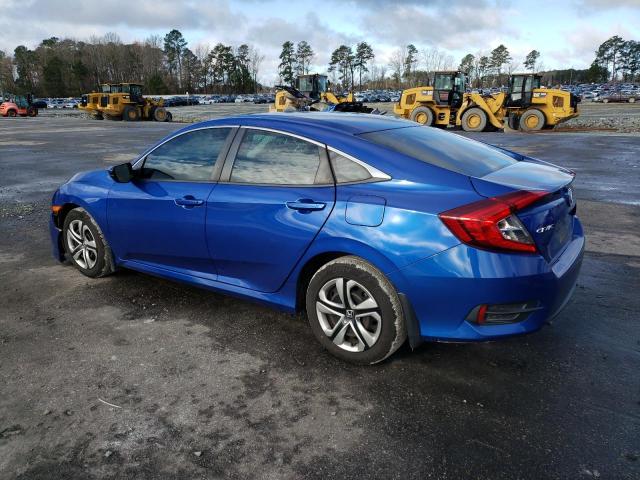 2HGFC2F55JH604044 - 2018 HONDA CIVIC LX BLUE photo 2