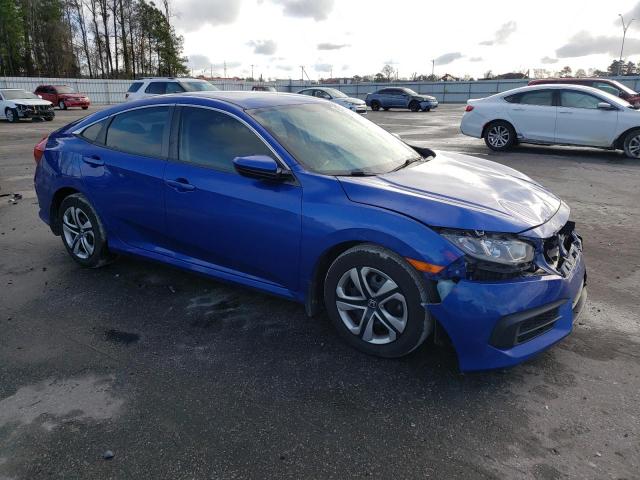 2HGFC2F55JH604044 - 2018 HONDA CIVIC LX BLUE photo 4