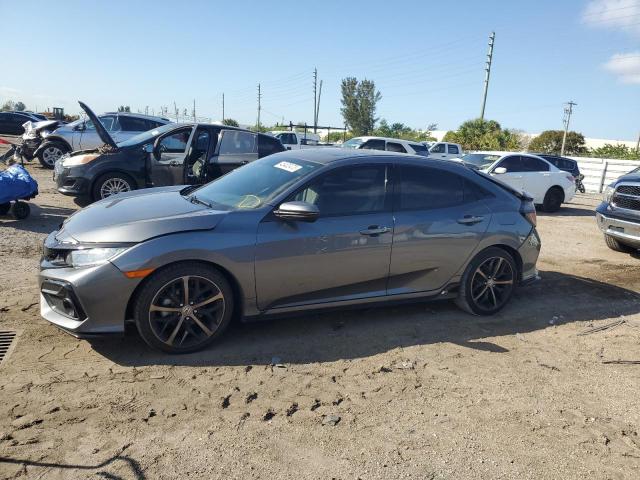 SHHFK7H92LU225430 - 2020 HONDA CIVIC SPORT TOURING GRAY photo 1