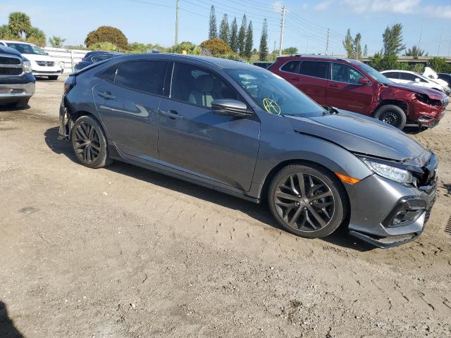 SHHFK7H92LU225430 - 2020 HONDA CIVIC SPORT TOURING GRAY photo 4