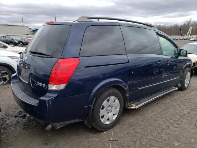 5N1BV28U05N130959 - 2005 NISSAN QUEST S BLUE photo 3